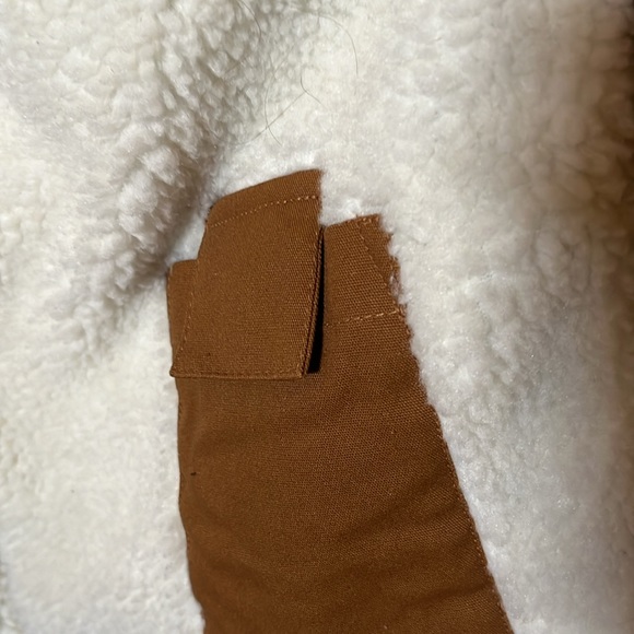 Men’s outdoor Jacket large fleece lined like new, inside pockets attached hood - Picture 8 of 11